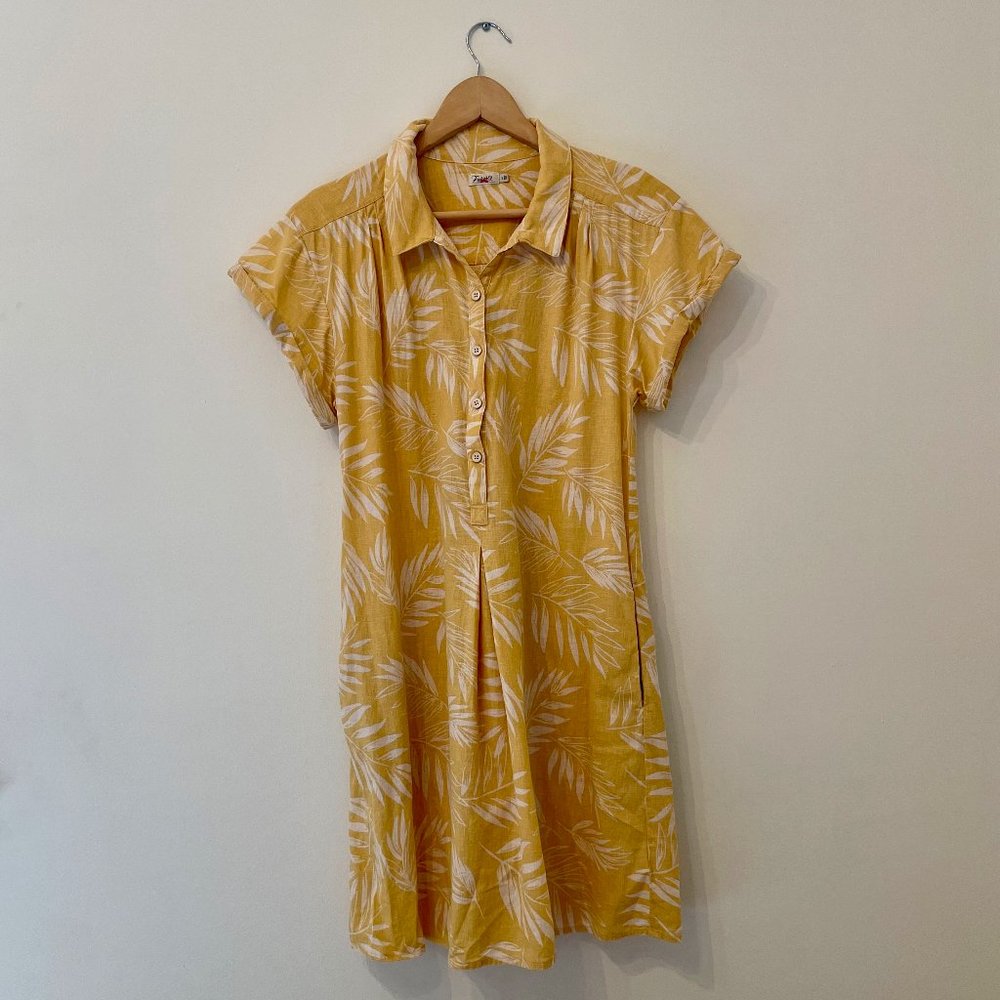 Faherty Women's Hana Dress - Palm Leaf - Small